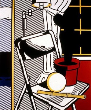 抽象的かつ装飾的 Painting - サボテンのあるインテリア 1978 POP Artists